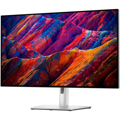 Монитор Dell Monitor LED U3223QE, 31.5", 4K UHD 3840x2160, 16:9 60Hz, IPS Antiglare, Flicker Free, 400 cd/m2, 2000:1, 178/178, 8ms/5ms, HDMI, DP, USB-C Daisy Chain, USB Hub (5x USB 3.2, USB-C), RJ45, KVM, Audio-out, Height, Pivot, Tilt, Swivel, 3Y - Image 2