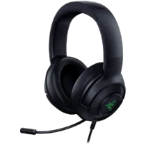 Геймърски слушалки Razer Kraken V3 X USB Gaming Headset HyperClear Cardioid Mic TriForce 40mm Drivers Hybrid fabric and