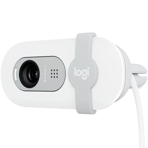 Уеб камера LOGITECH Brio 100 Full HD Webcam - OFF-WHITE - USB - Image 4