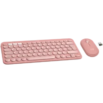 Клавиатура LOGITECH Pebble 2 Bluetooth Keyboard Combo - TONAL ROSE - US INTL