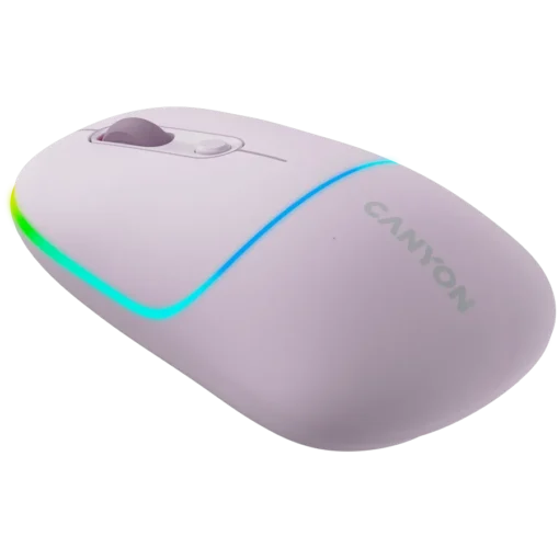 Безжична мишка CANYON mouse MW-22 2in1 BT/ Wireless Pearl Rose - Image 2