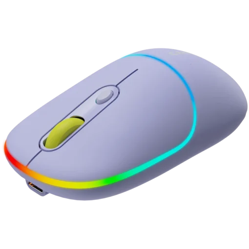 Безжична мишка CANYON mouse MW-22 2in1 BT/ Wireless Lavender - Image 3