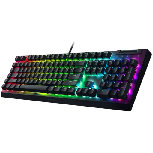 Геймърска клавиатура Razer BlackWidow V4 X Mechanical Gaming Keyboard, US Layout, Green Switch, Razer Chroma™ RGB, 6 Macro Keys, Lubricated Stabilizers, Media Roller - Image 2