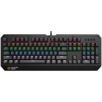 Геймърска клавиатура CANYON keyboard Hazard GK-6 RGB US Wired Black