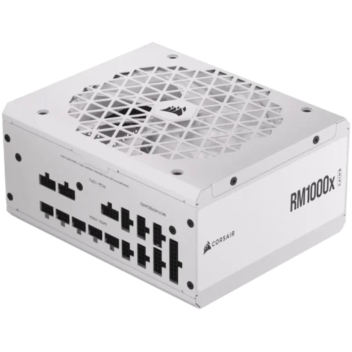 Захранване за компютър CORSAIR RMx Shift White Series, RM1000x Shift White, 1000 Watt, 80 PLUS GOLD, Fully Modular Power Supply - Image 2