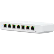 Kомутатор Ubiquiti USW-Ultra Layer 2 8-port GbE PoE switch with versatile mounting options: 7x GbE PoE+ output ports 1 x