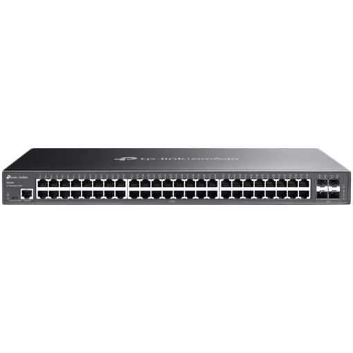 Kомутатор TP-Link SG3452 Omada 48-Port Gigabit L2+ Managed Switch with 4 SFP Slots 48× Gigabit RJ45 ports and 4× Gigabit