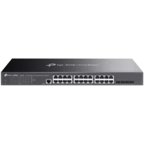 Kомутатор TP-Link SG3428 Omada 24-Port Gigabit L2+ Managed Switch with 4 SFP Slots 24× Gigabit RJ45 ports and 4× Gigabit