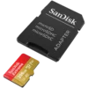 Карта памет SanDisk Extreme microSDXC 256GB + SD Adapter + 1 year RescuePRO Deluxe up to 190MB/s & 130MB/s Read/Write sp