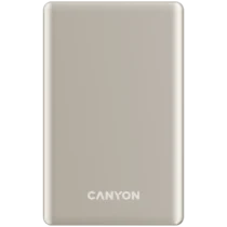 Външна батерия CANYON power bank OnPower 505 slim Magsafe 5000 mAh PD20W Beige