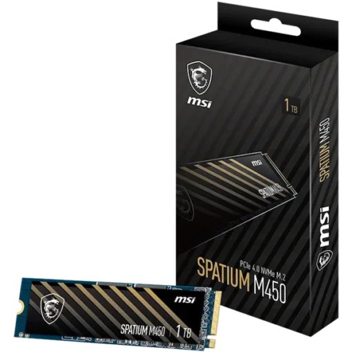 SSD диск MSI SPATIUM M450 PCIe 4.0 NVMe M.2 1TB - Image 2