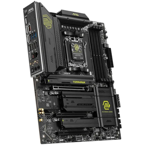 Дънна платка MSI MAG X870E TOMAHAWK WIFI, ATX, Socket AM5, 4x DDR5 Dual Channel DDR5 up to 8400(OC)MHz, 3x PCIe 3.0 x16 slot, 4x M.2 slot, 4x USB 2.0, 3x USB 5Gbps, 2x USB 10Gbps, 1x 10Gbps Type-C, 2x 40Gbps Type-C, HDMI, 7.1 HD Audio, 5G LAN, WiFI 7 - Image 2