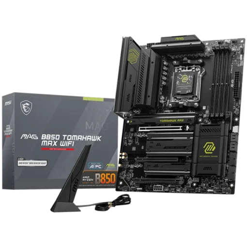 Дънна платка MSI MAG B850 TOMAHAWK MAX WIFI ATX Socket AM5 4x DDR5 Dual Channel DDR5 up to 8400(OC)MHz 3x PCIe 3.0 x16 s