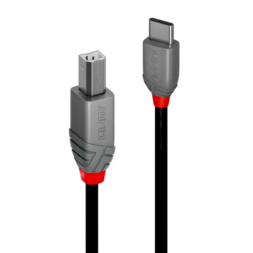 КАБЕЛ USB LINDY - USB-B to USB-C - 30 m - Black - PN 36943