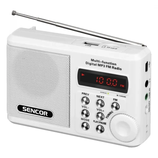 Sencor Portable radio SRD 215 W MP3 USB SD