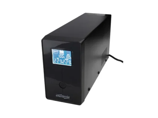 Gembird UPS 850VA Line-In 2X IEC 230V OUT, USB, LCD - Image 2