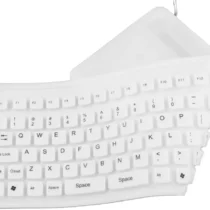 Esperanza KEYBOARD SILICONE EK126W USB/OTG FLEXIBLE WHITE