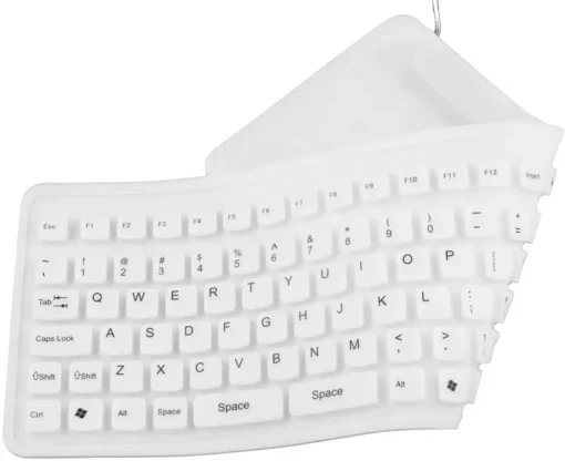 Esperanza KEYBOARD SILICONE EK126W USB/OTG FLEXIBLE WHITE