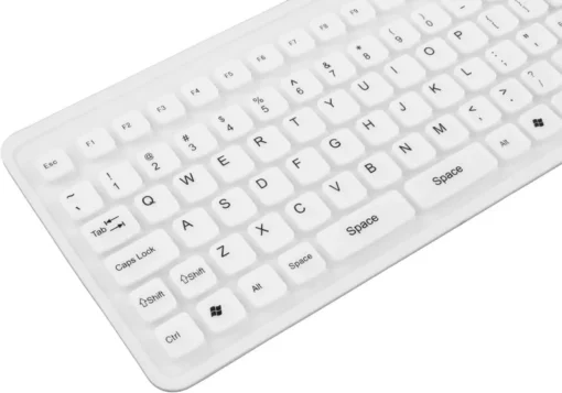 Esperanza KEYBOARD SILICONE EK126W USB/OTG FLEXIBLE WHITE - Image 3