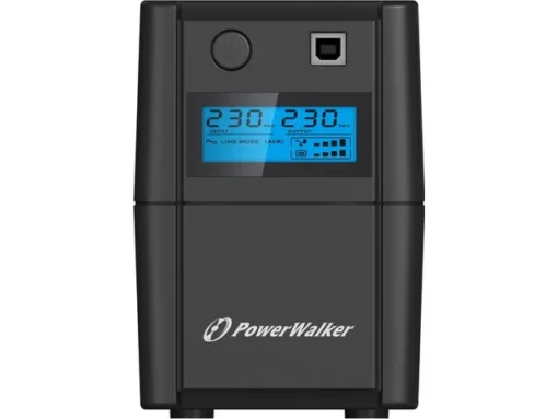 PowerWalker UPS LINE-INTERACTIVE 850VA 2X 230V PL OUT, RJ11 IN/OUT, USB, LCD - Image 3