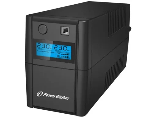 PowerWalker UPS POWER WALKER LINE-IN 650VA 2x230V PL USB LCD