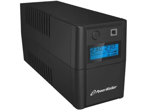 PowerWalker UPS POWER WALKER LINE-IN 650VA 2x230V PL USB LCD - Image 4