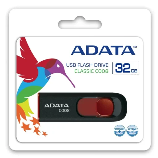 Adata C008 32GB Black-Red - Image 2