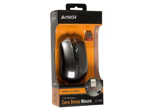 A4 Tech Mouse V-TRACK G3-200N-1 Black - Image 5