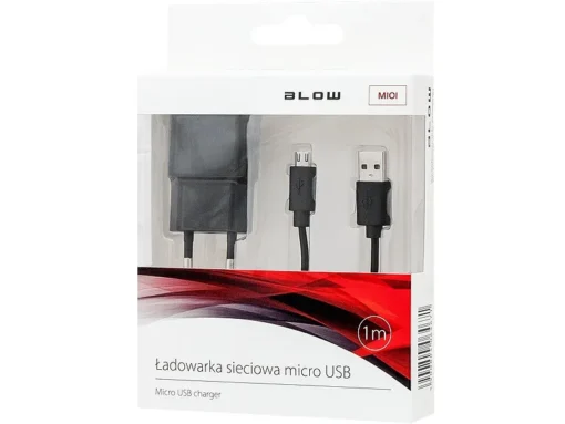 BLOW Charger USB 2,1A +cable microUSB