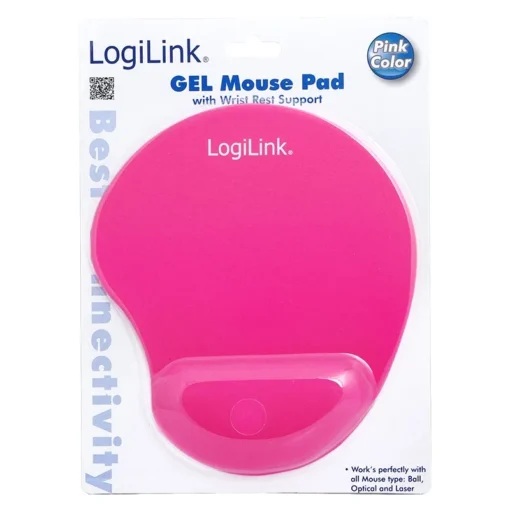 LogiLink Gel mouse pad, pink - Image 2