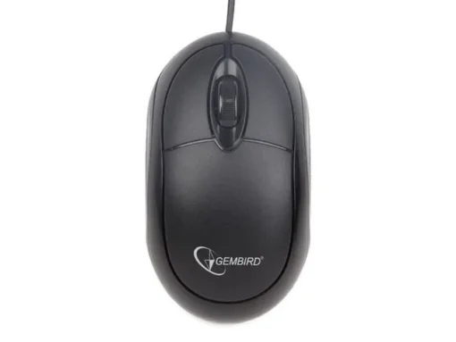 Gembird Mouse OPTO 1-SCROLL USB (MUS-U-01) Black