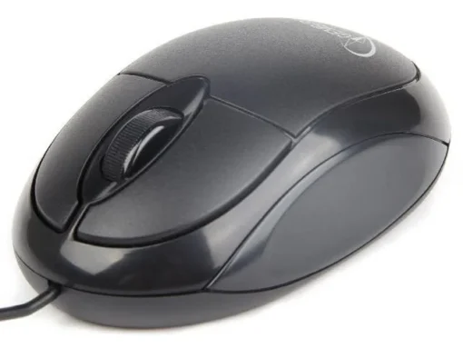 Gembird Mouse OPTO 1-SCROLL USB (MUS-U-01) Black - Image 2