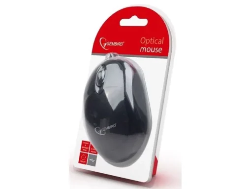 Gembird Mouse OPTO 1-SCROLL USB (MUS-U-01) Black - Image 3