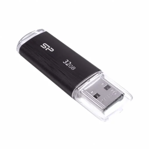 Silicon Power ULTIMA U02/PLASTIC 32GB USB 2.0 черен