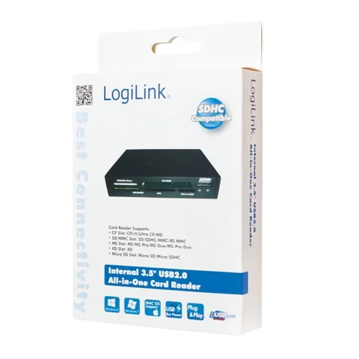 LogiLink Internal 3.55 USB2.0 all in one card reader - Image 2