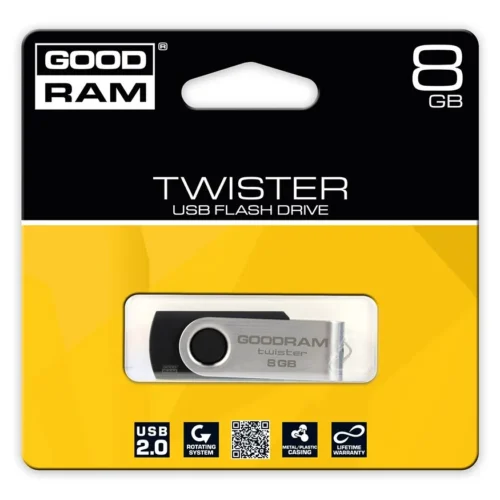 GOODRAM TWISTER 8GB черен USB2.0
