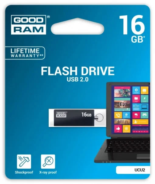 GOODRAM  CUBE 16GB USB2.0 Black