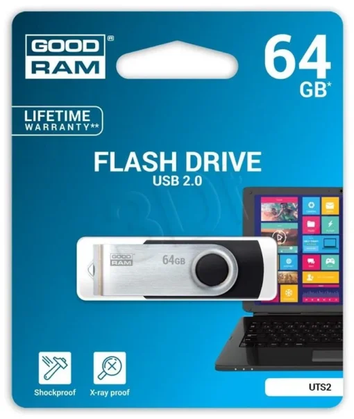 GOODRAM TWISTER 64GB BLACK - Image 2