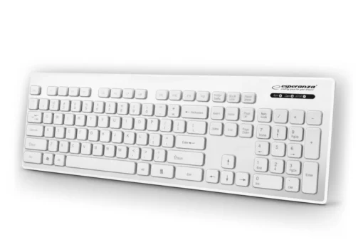 Esperanza WATERPROOF WIRED USB KEYBOARD SINGAPORE WHITE