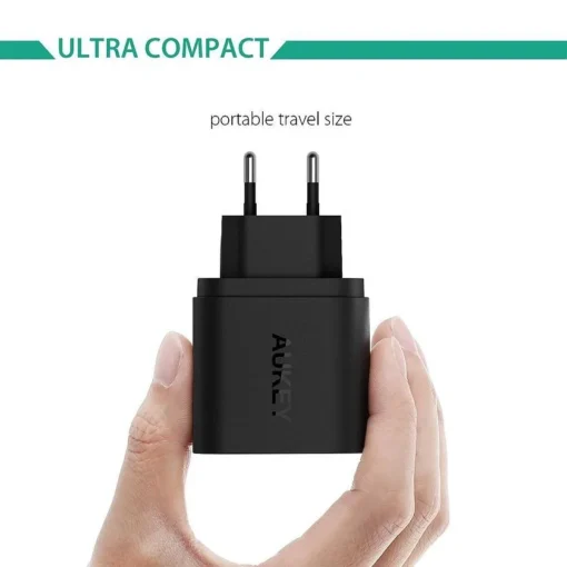 AUKEY Wall charger PA-T9 1xUSB Quick Charge 3.0 3A 19.5W - Image 5