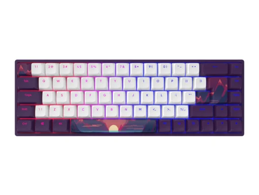 Геймърскa механична клавиатура Dark Project 68 Sunrise RGB 60% - G3MS Sapphire Switches