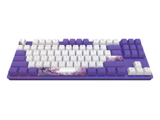 Геймърскa механична клавиатура Dark Project 87 Violet Horizons RGB TKL - G3MS Sapphire Switches, ABS - Image 2