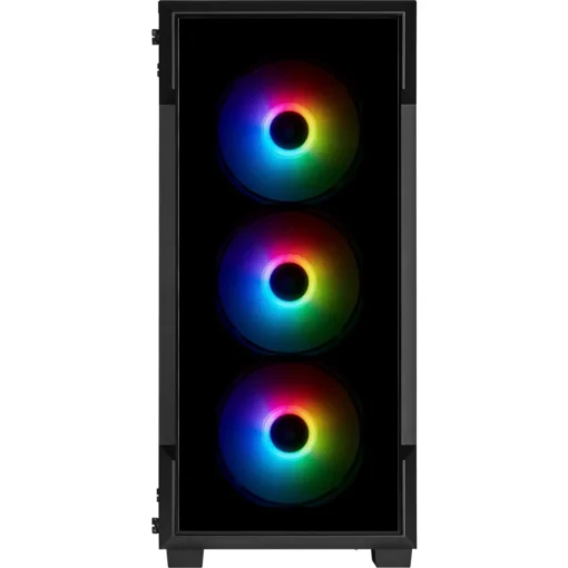 Кутия за компютър Corsair iCUE 220T RGB Smart Mid Tower, Tempered Glass, Черна - Image 2