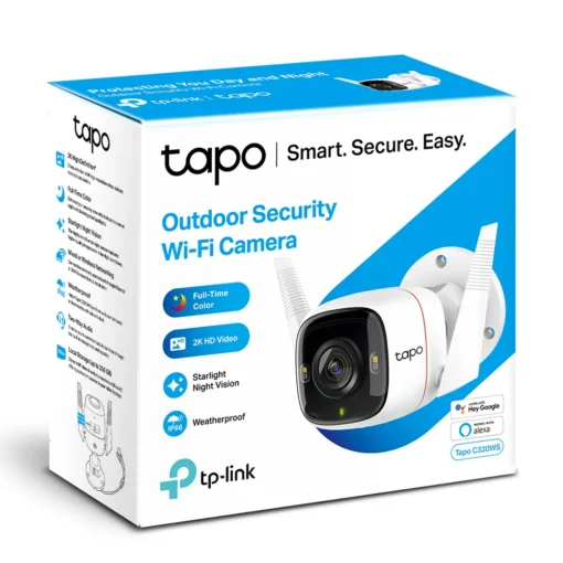 Външна Wi-Fi 2K QHD камера TP-Link Tapo C320WS - Image 2