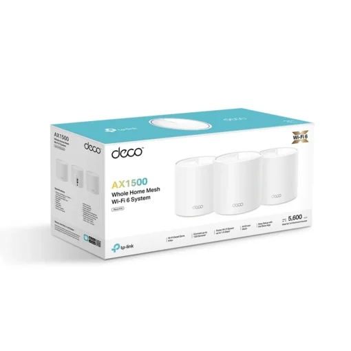 Безжична Wi-fi 6 Mesh система TP-Link Deco X10(3-pack) AX1500 - Image 2