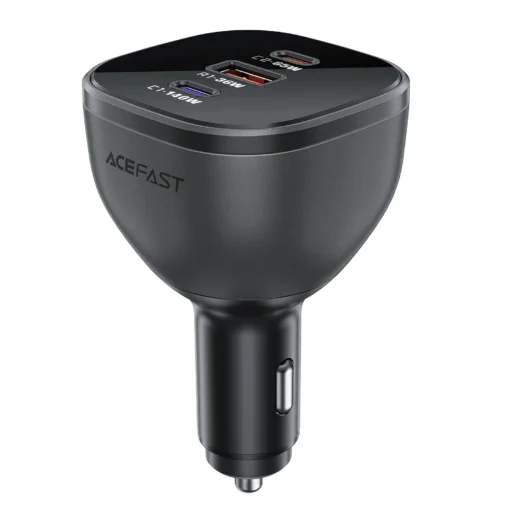 Acefast зарядно за кола Fast Charger Car PD3.1 165W - B14 - USB-C x 2, USB-A x 1, Black - Image 2