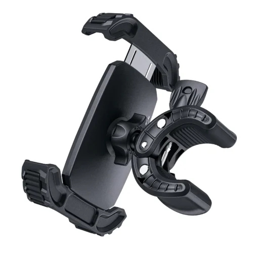 Acefast Стойка за телефон за колело Bicycle phone holder - Anti-skid, Shock-Absorbing - D23 - Black - Image 3