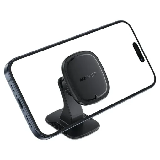 Acefast магнитна стойка за телефон за кола Magnetic Car Phone Holder - D35 - Black - Image 6