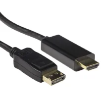 Кабел ACT AK3990 DisplayPort мъжко - HDMI-A мъжко 1.8 м Черен булк