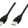 КАБЕЛ USB DIGITUS - USB-A to USB-A - 50 m - Black - PN AK-300101-050-S